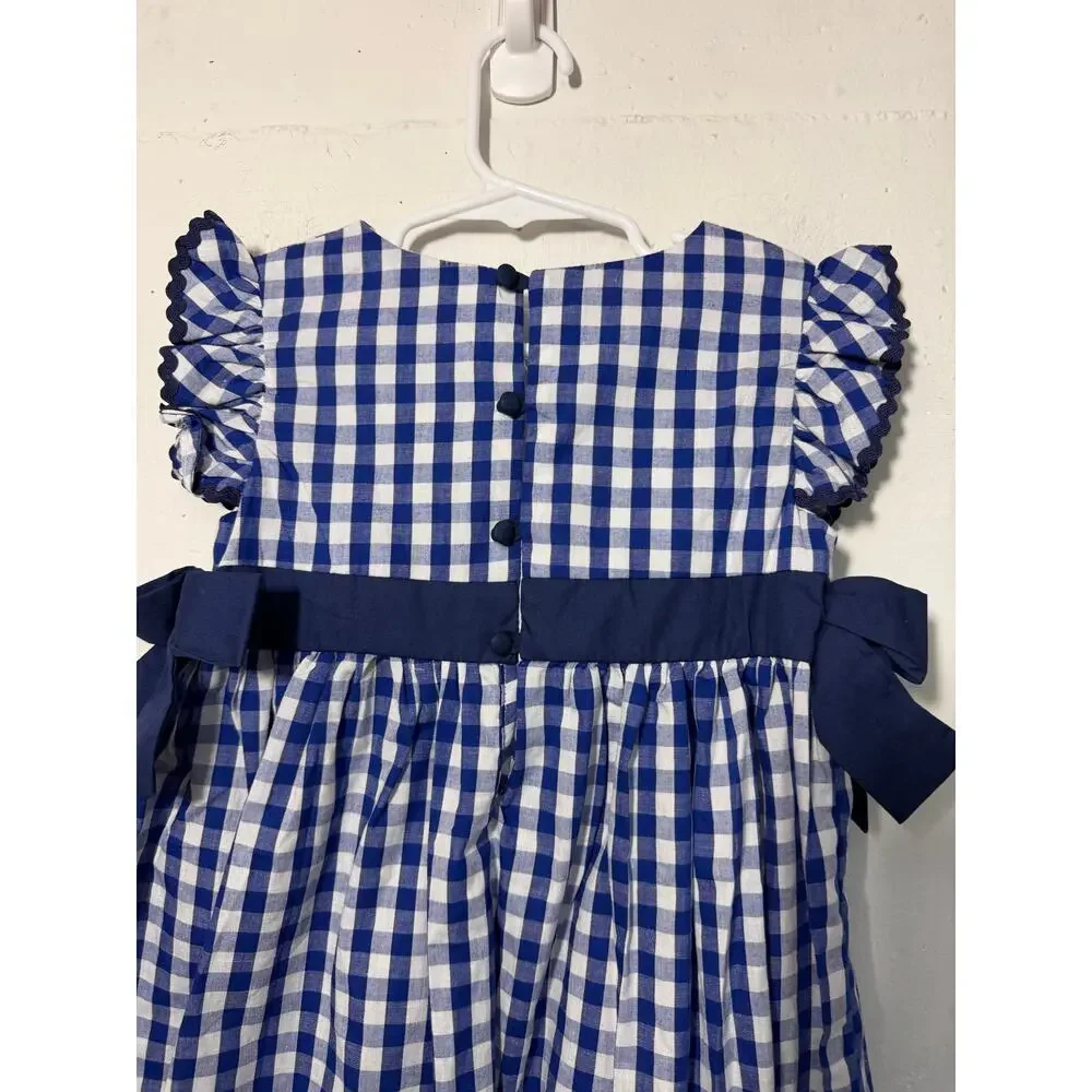NEW LIL cactus Blue Gingham Plaid Dress Girls 3T